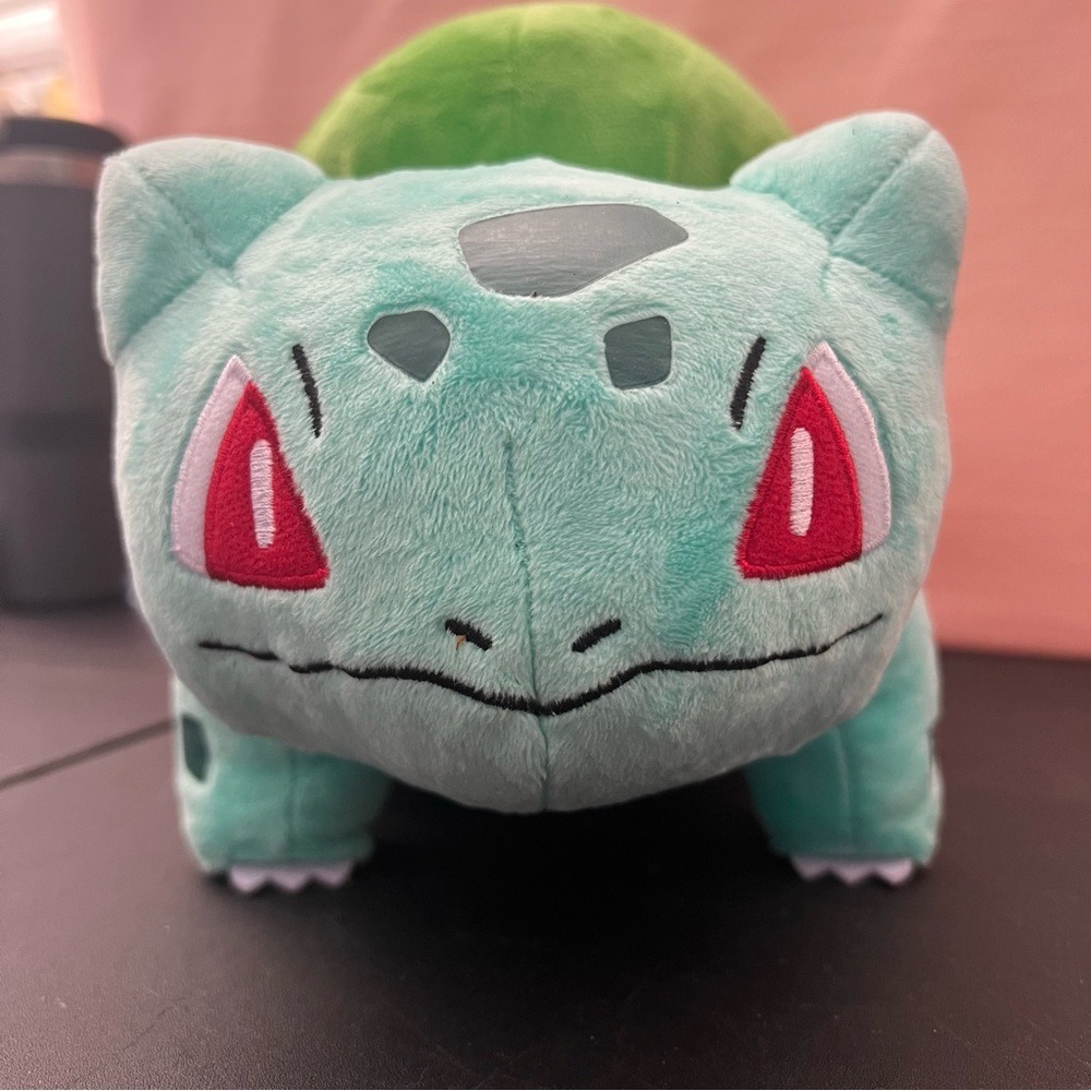 1997 Nintendo Pokémon Bulbasaur Green and Blue Plush Toy Kids Adults Collectible - Picture 7 of 10